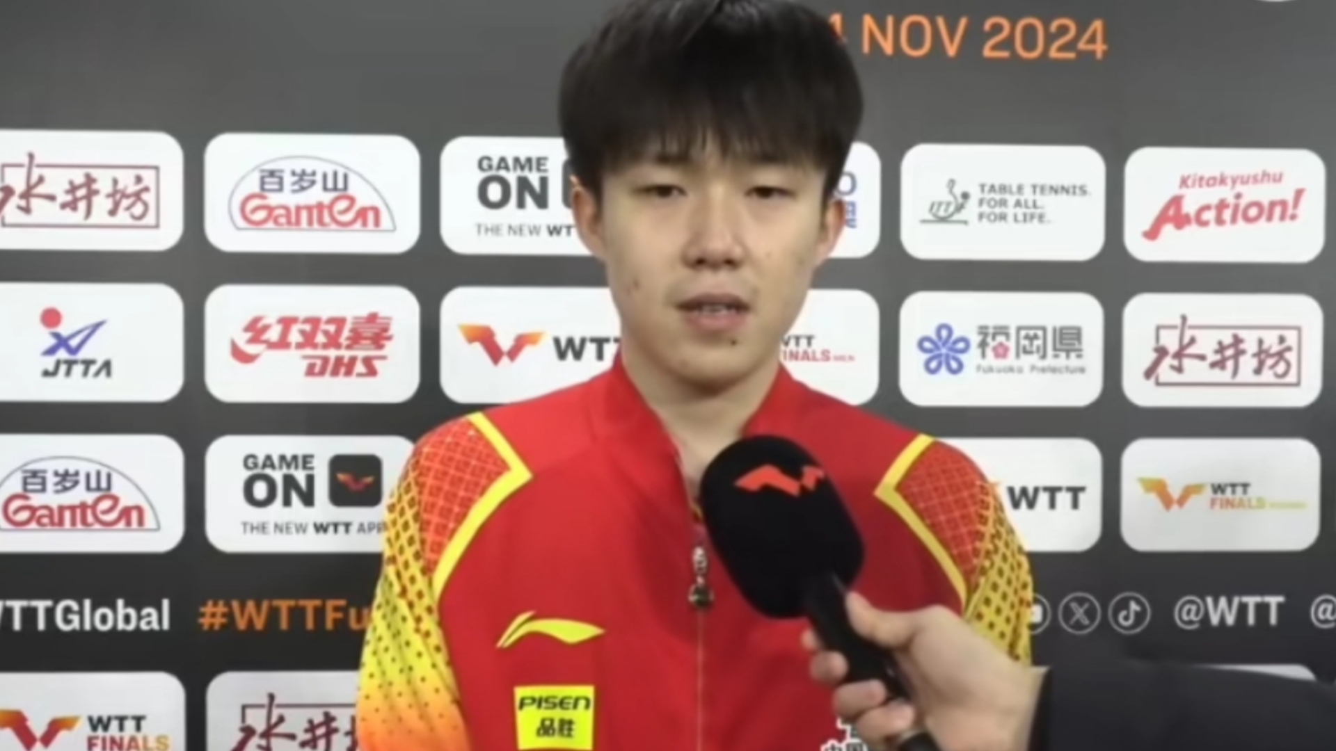 九游体育-包含美国大满贯-王楚钦4-0横扫张本智和夺冠国乒三金收官的词条